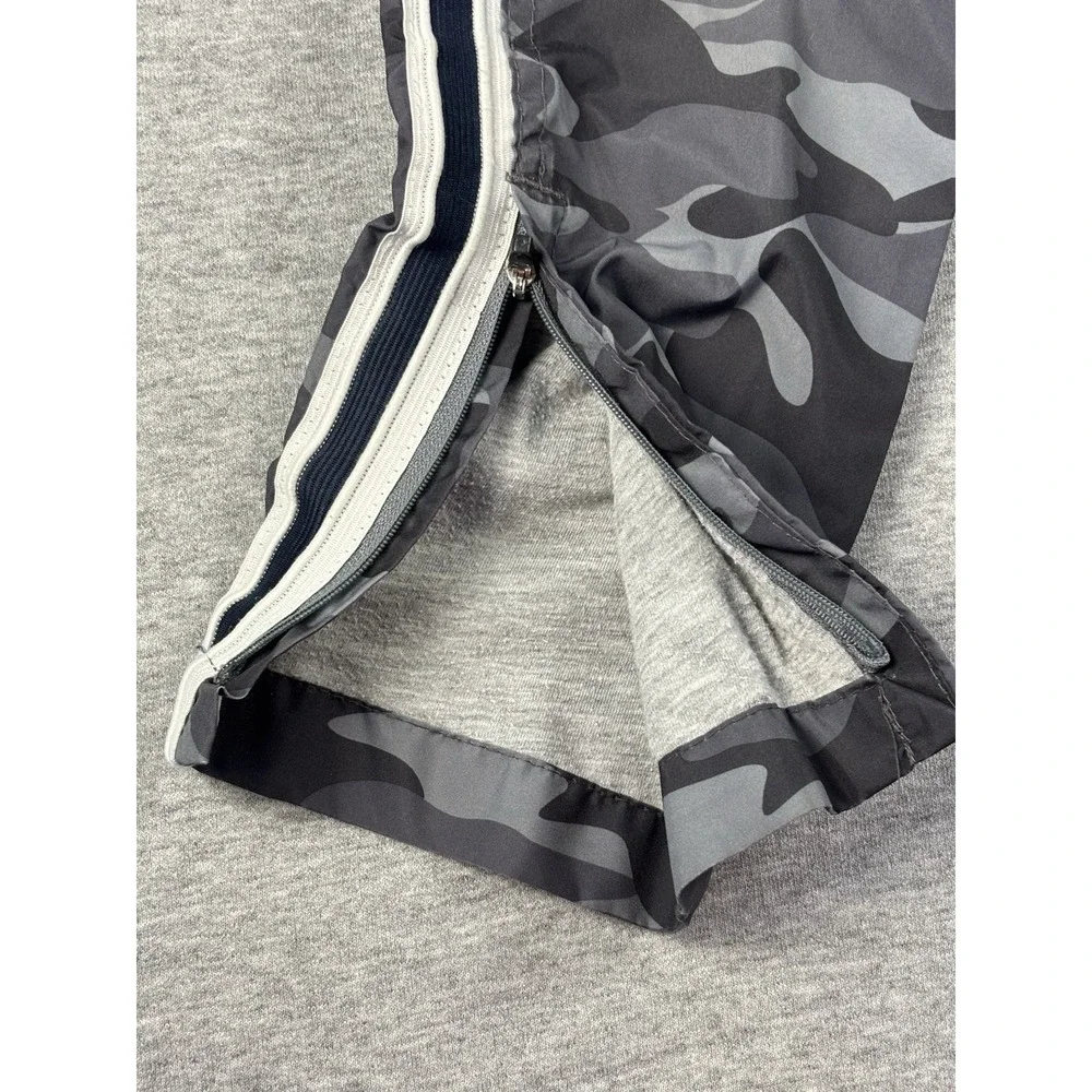 OshKosh B'Gosh Boys Track Pants Grey Camo Boys 6/6A Side Stripes Bottoms Zip